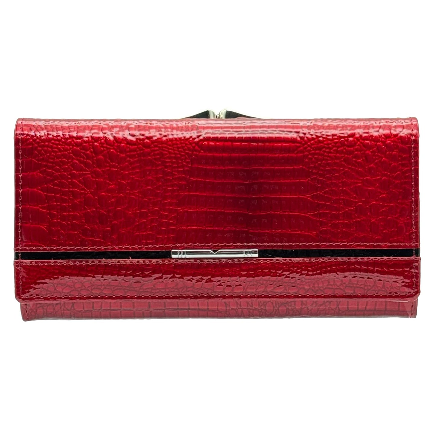 Slim Leather Trifold Wallet With Card Holder