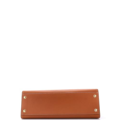 Medium Leather Structured Tote Bag