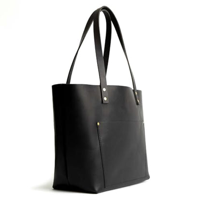 Classic Leather Medium Tote Bag