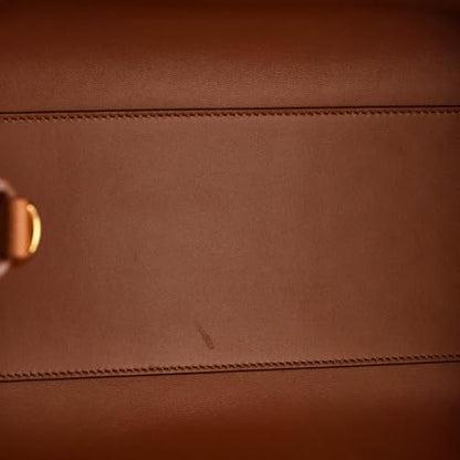 Medium Leather Structured Tote Bag