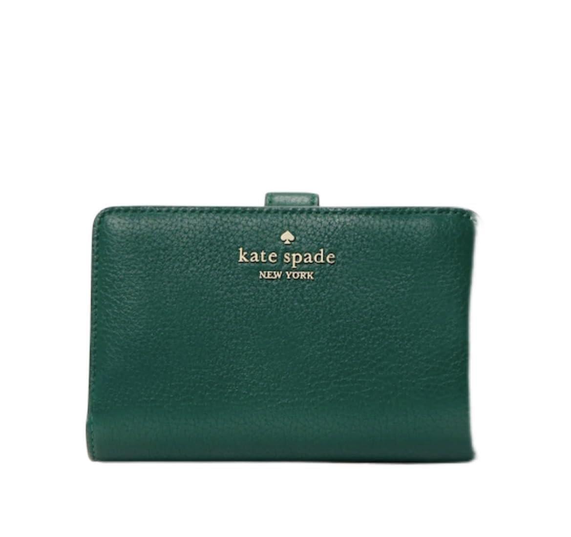 Pebbled Leather Compact Bifold Wallet