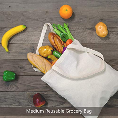 Lightweight Cotton Tote Shopping Bag