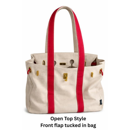 Large Canvas Carryall Tote Bag