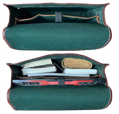 Vintage Full Grain Leather Messenger Bag