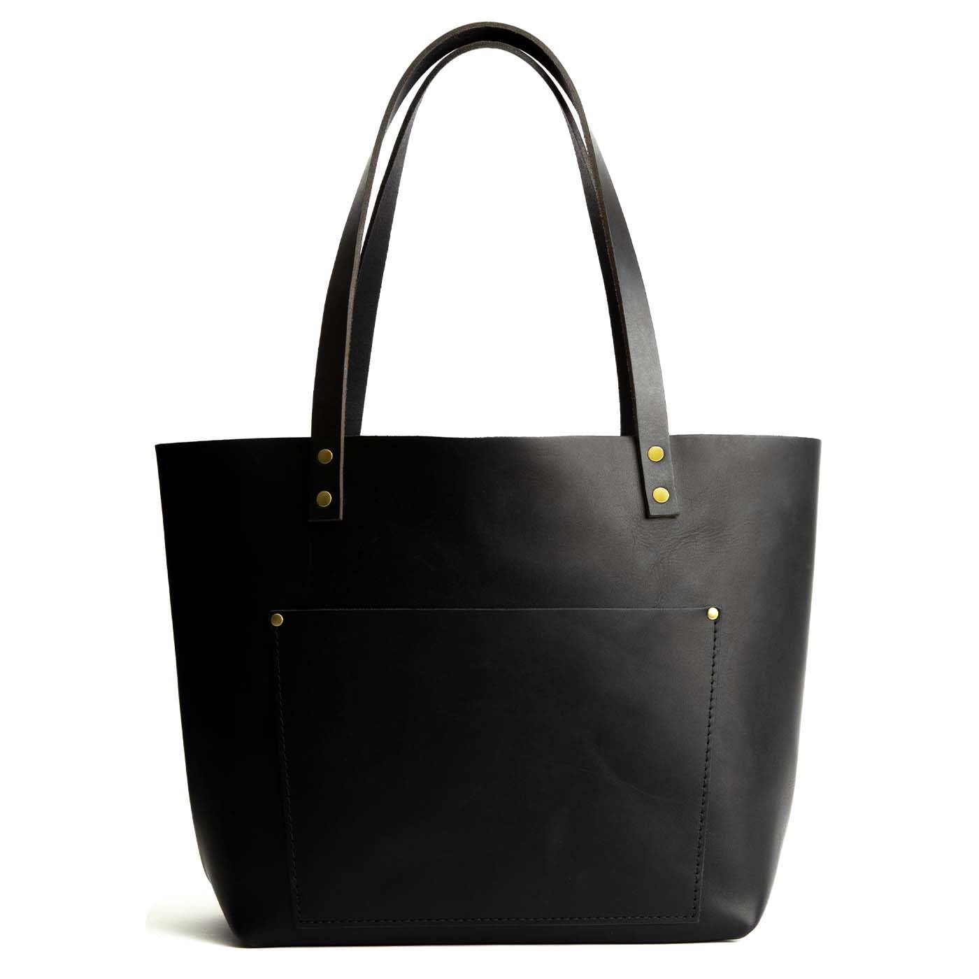 Classic Leather Medium Tote Bag