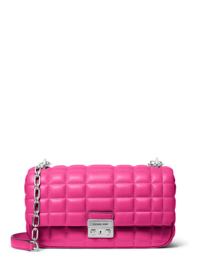 Large Chain Shoulder Bag With Convertible Strap