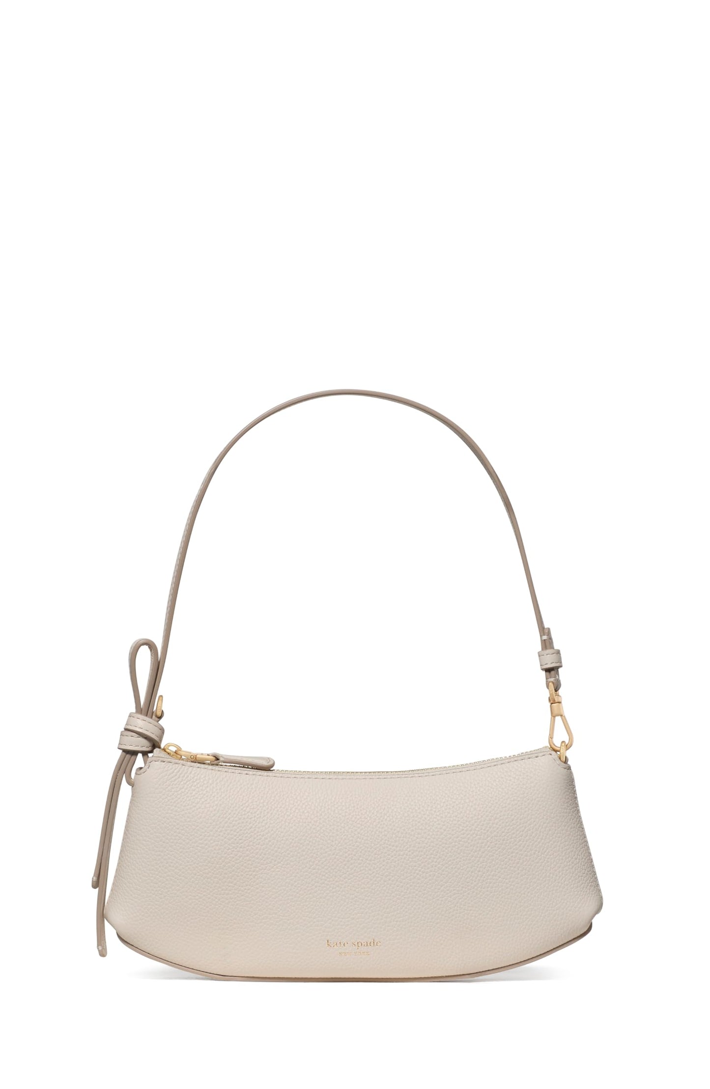 Pebbled Leather Pochette Shoulder Bag