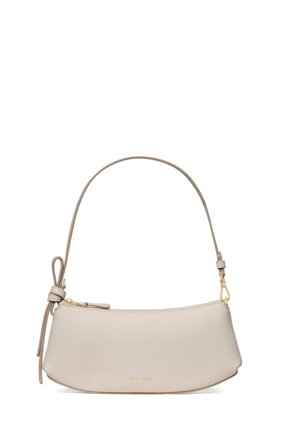 Pebbled Leather Pochette Shoulder Bag