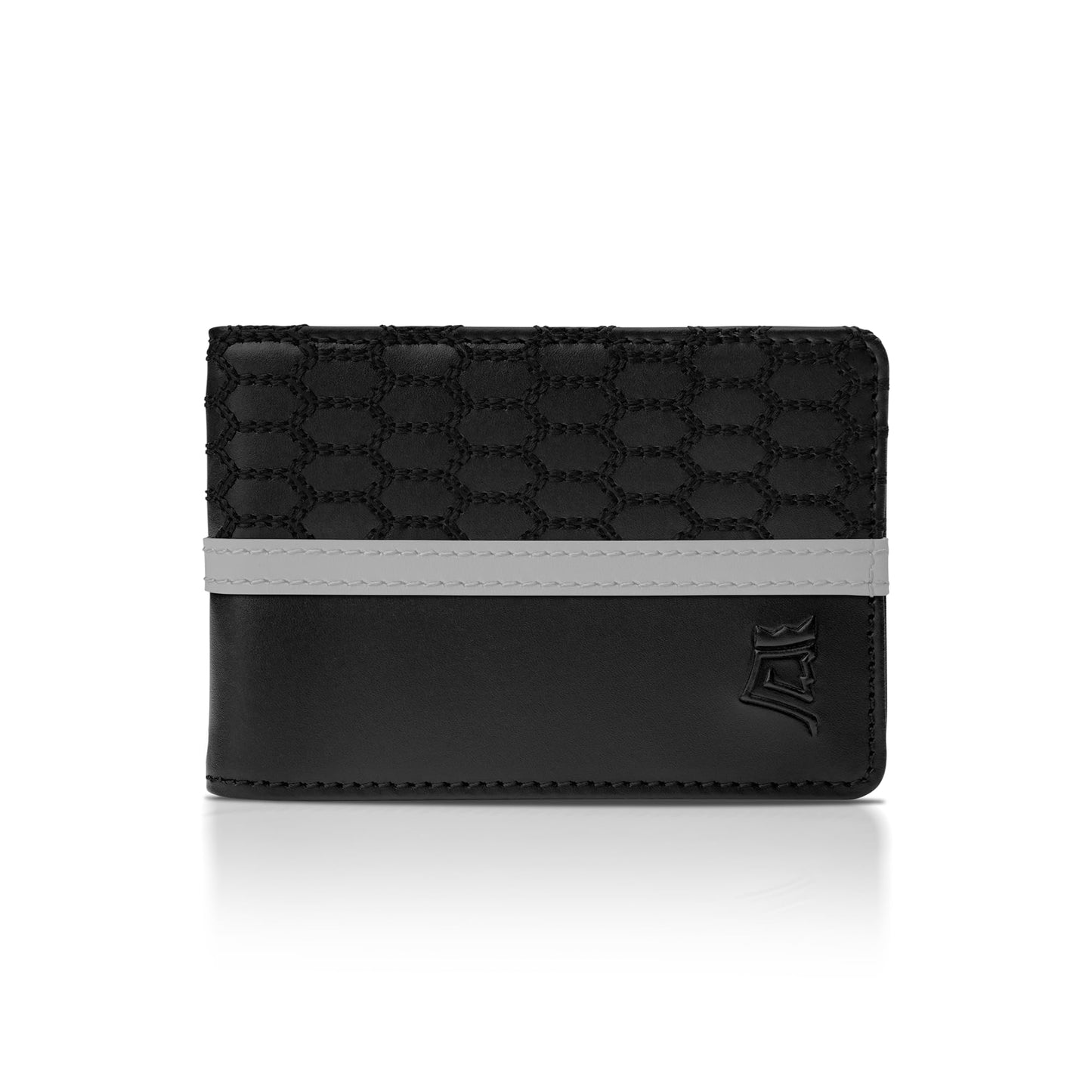 Minimalist Leather Wallet With Cash Pocket & Strap