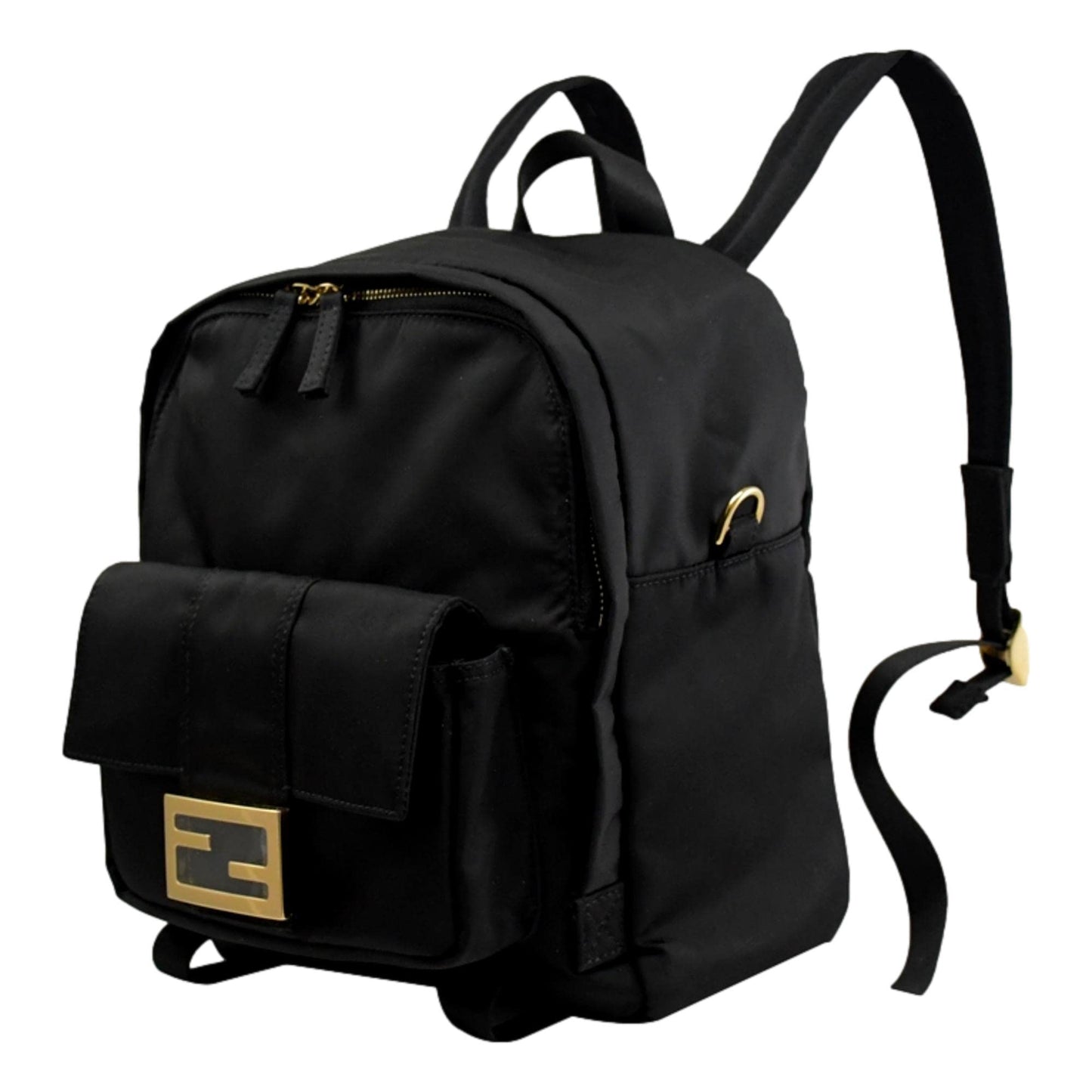 Nylon Everyday Backpack With Logo Detail