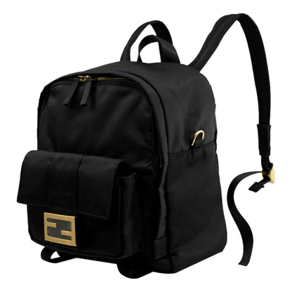 Nylon Everyday Backpack With Logo Detail