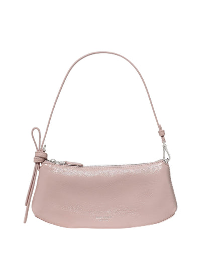 Pebbled Leather Pochette Shoulder Bag
