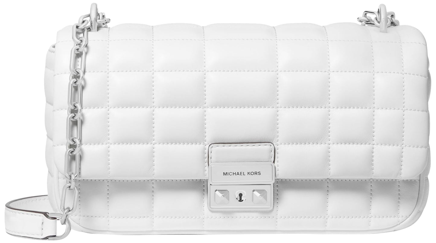 Large Chain Shoulder Bag With Convertible Strap
