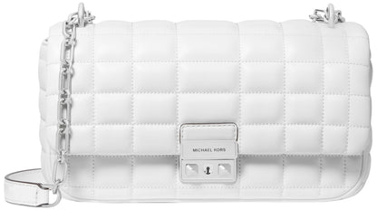 Large Chain Shoulder Bag With Convertible Strap