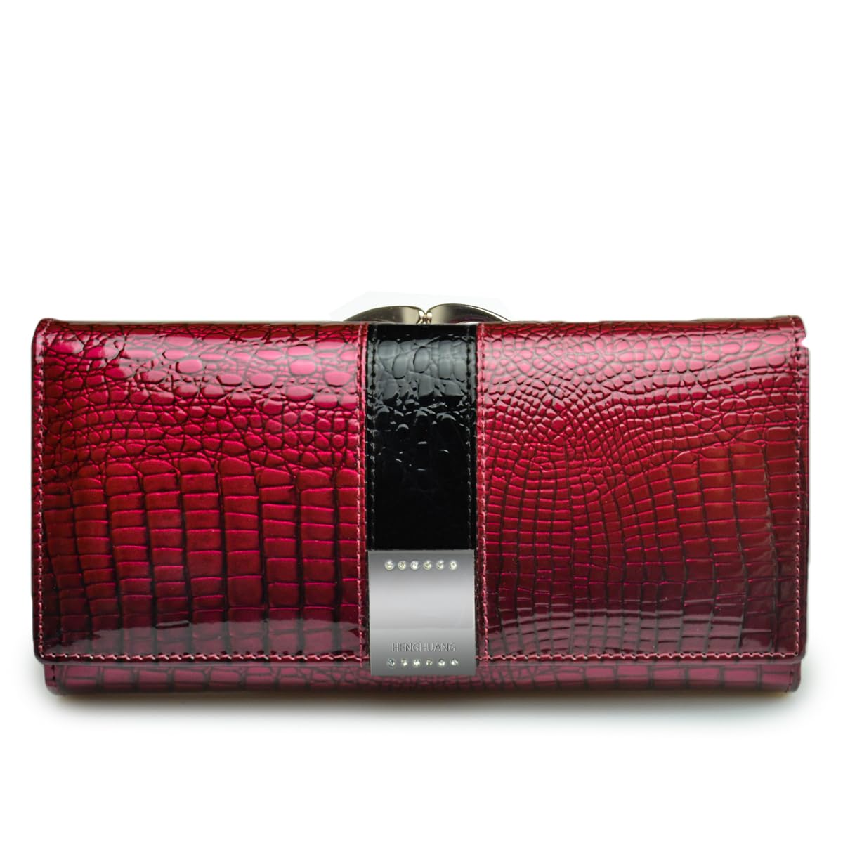 Slim Leather Trifold Wallet With Card Holder