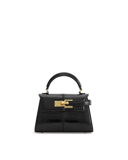 Elegant Top Handle Structured Handbag
