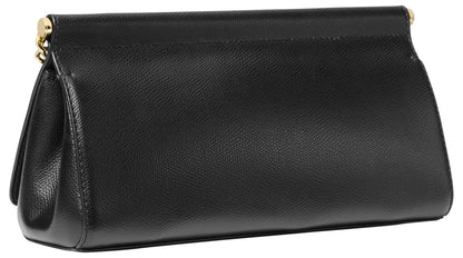 Medium Leather Clutch Wallet With Wrist Strap