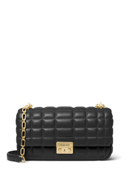 Large Chain Shoulder Bag With Convertible Strap