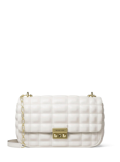 Large Chain Shoulder Bag With Convertible Strap