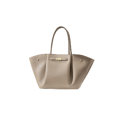 Large Vegan Leather Tote Bag With Top Handle