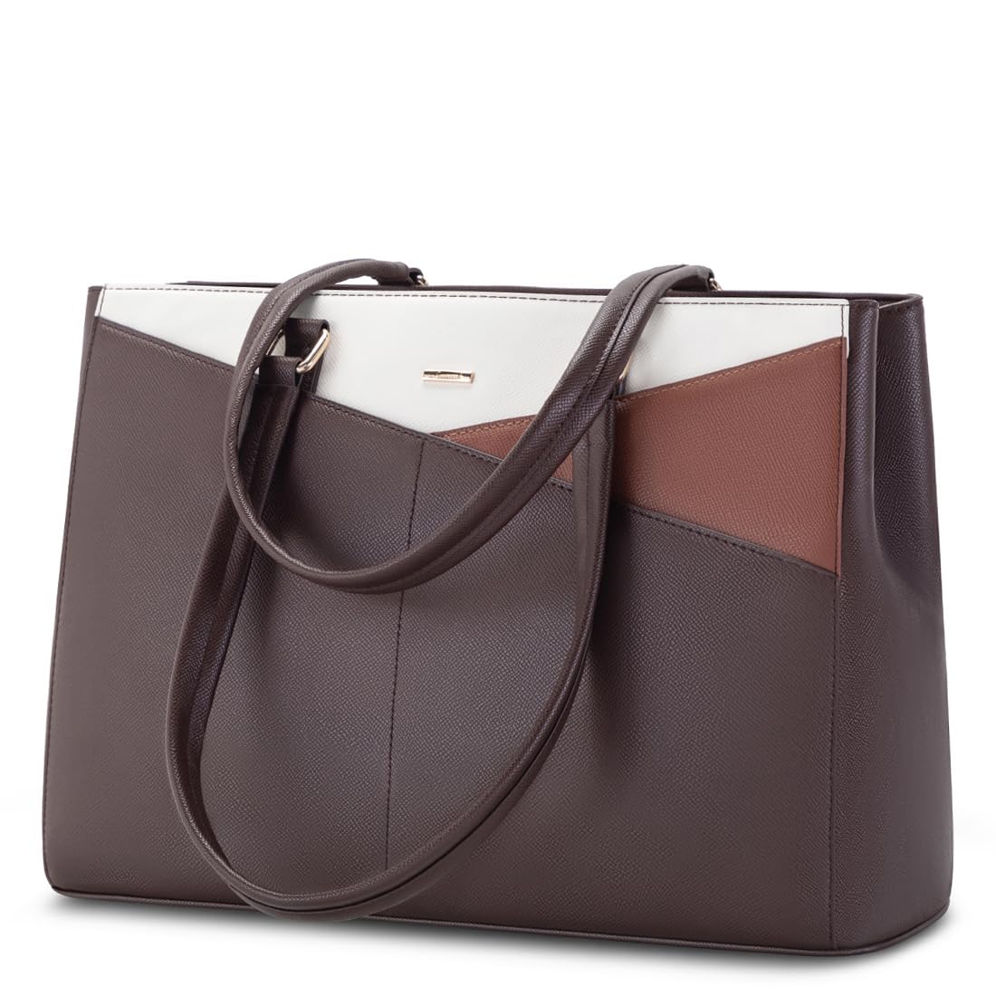 Waterproof Leather Laptop Tote Bag
