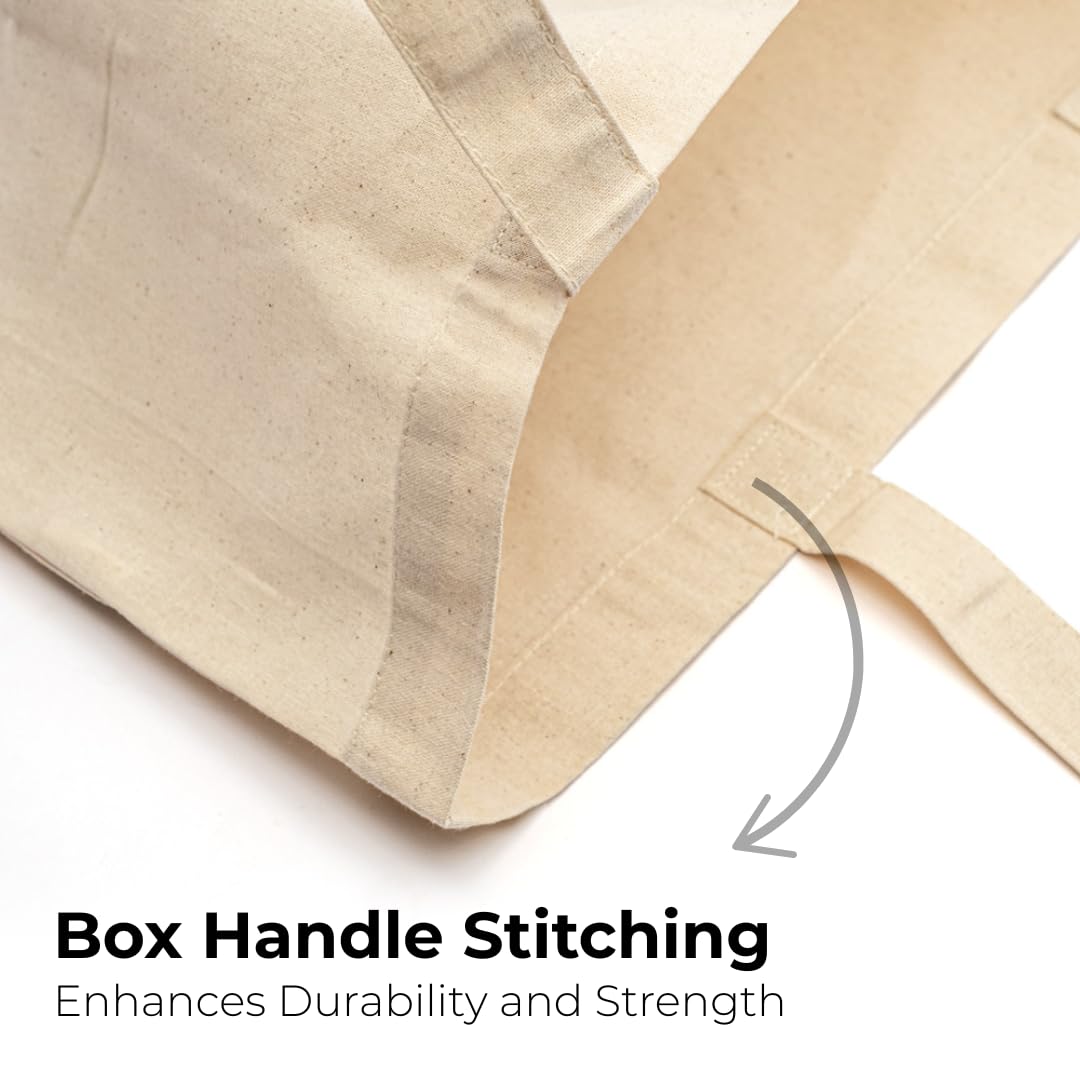 100% Cotton Canvas Tote Bag