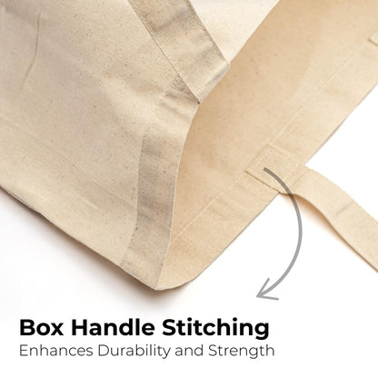 100% Cotton Canvas Tote Bag