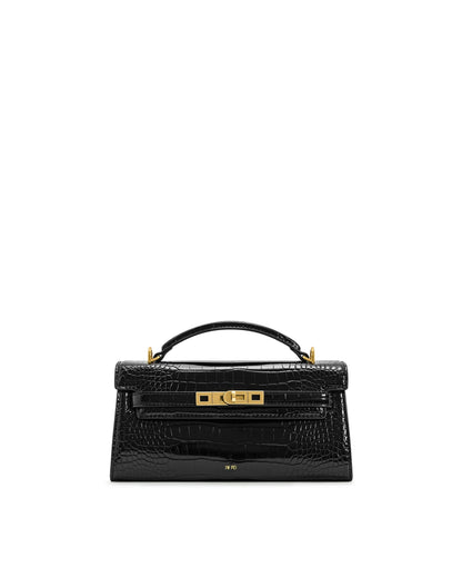 Structured Top Handle Mini Satchel Bag