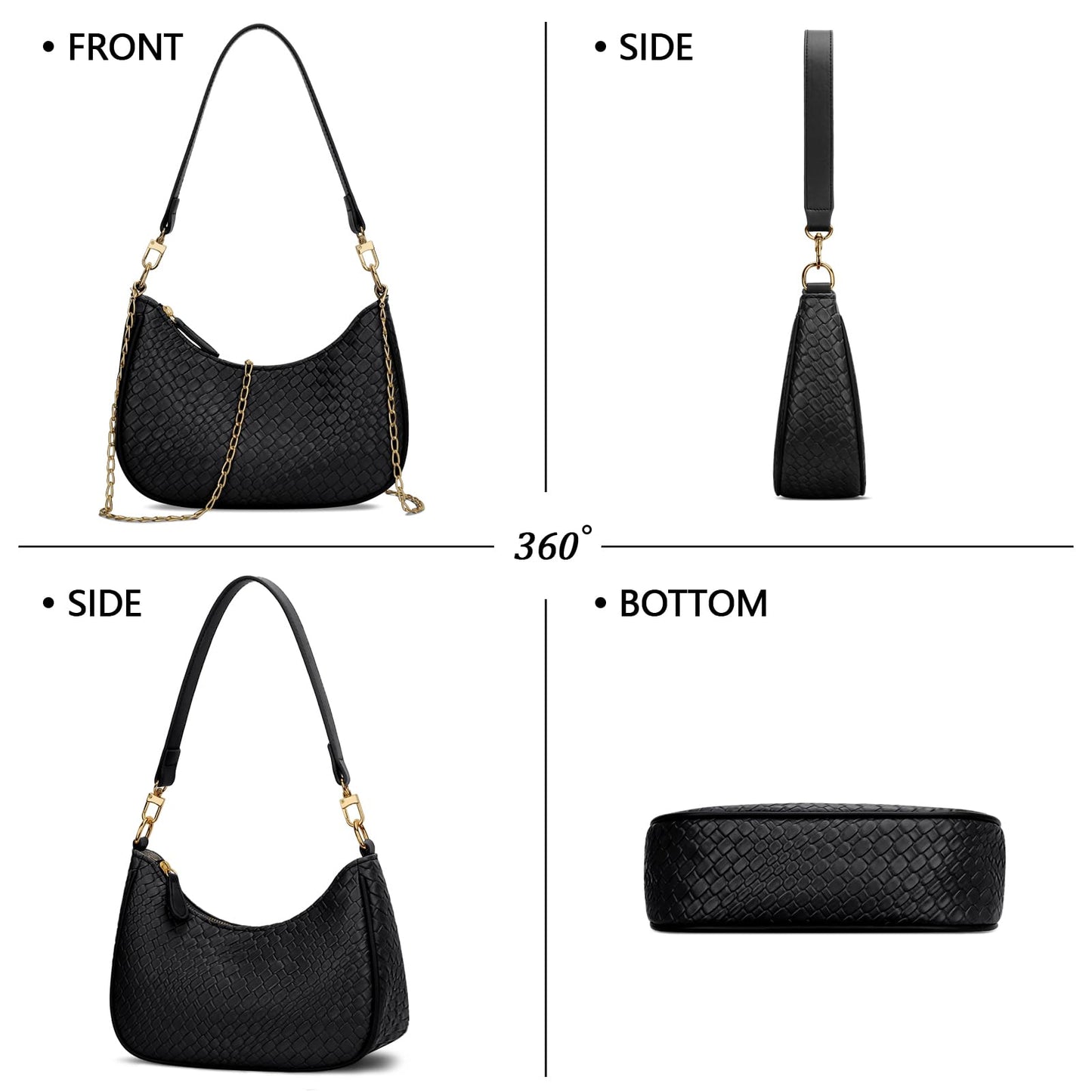 Retro Hobo Underarm Shoulder Bag