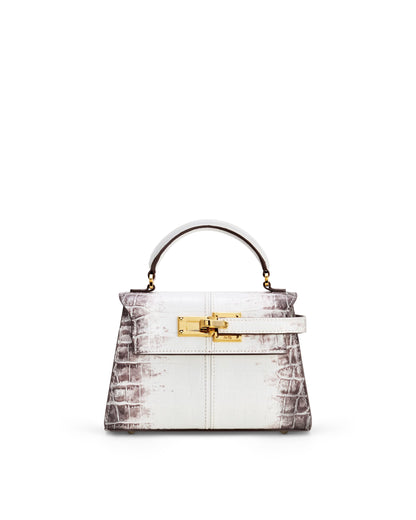 Elegant Top Handle Structured Handbag