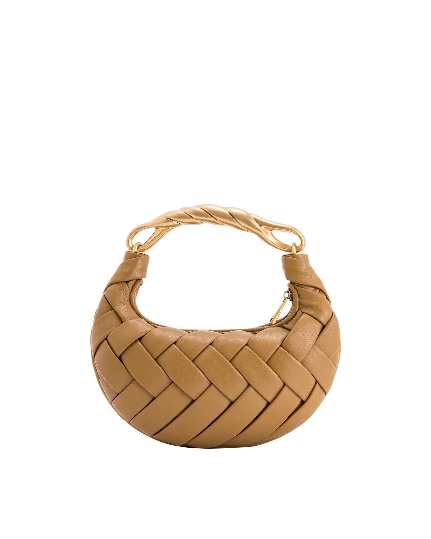 Woven Texture Top Handle Handbag