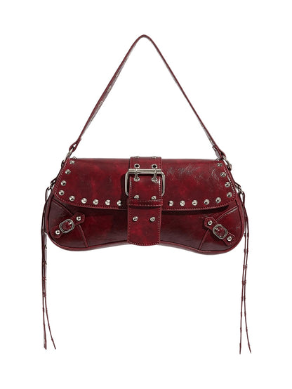 Studded Mini Crossbody Shoulder Bag