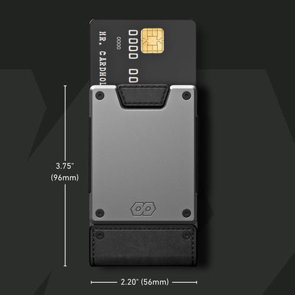 Slim RFID Leather Wallet With Card Pull Strap