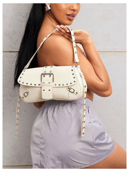 Studded Mini Crossbody Shoulder Bag