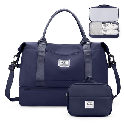 Weekender Travel Bag With Shoe Compartment