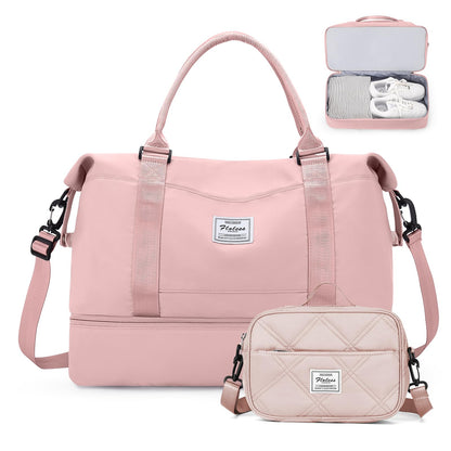 Weekender Travel Bag With Shoe Compartment