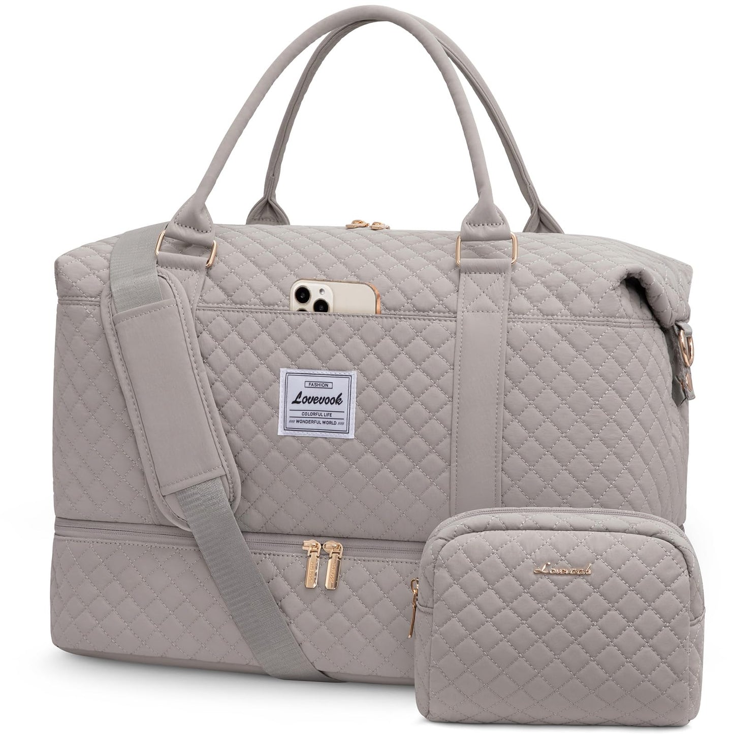 Weekender Travel Bag With Shoe & Wet Pocket