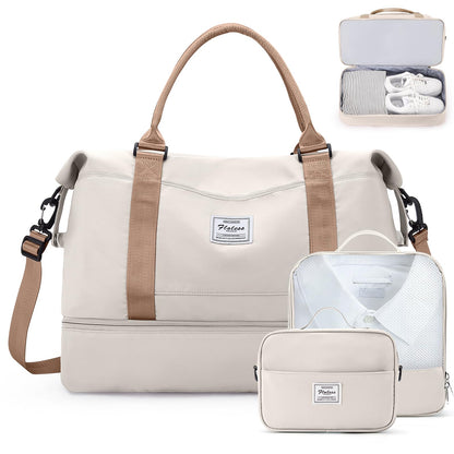 Weekender Travel Bag With Shoe Compartment