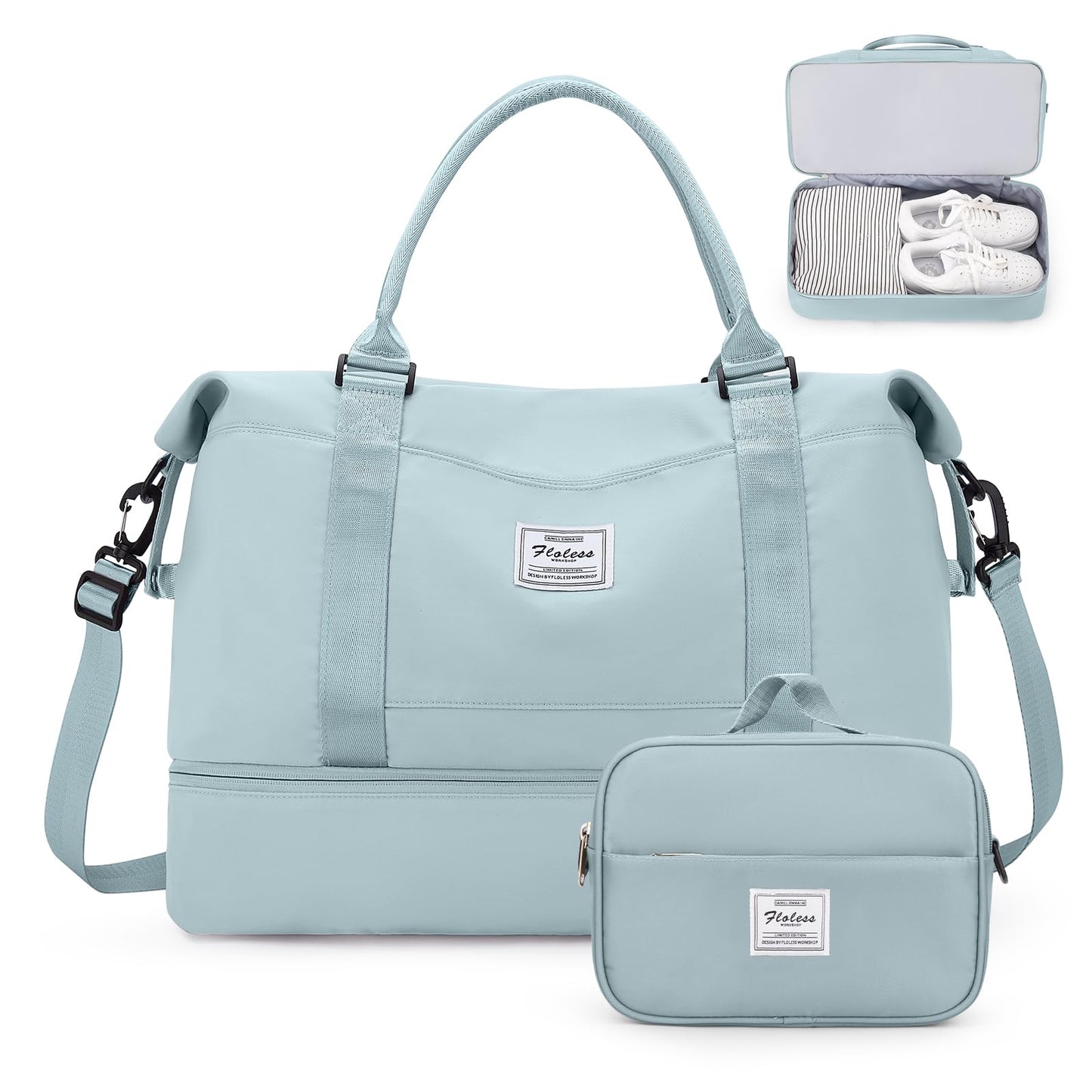 Weekender Travel Bag With Shoe Compartment