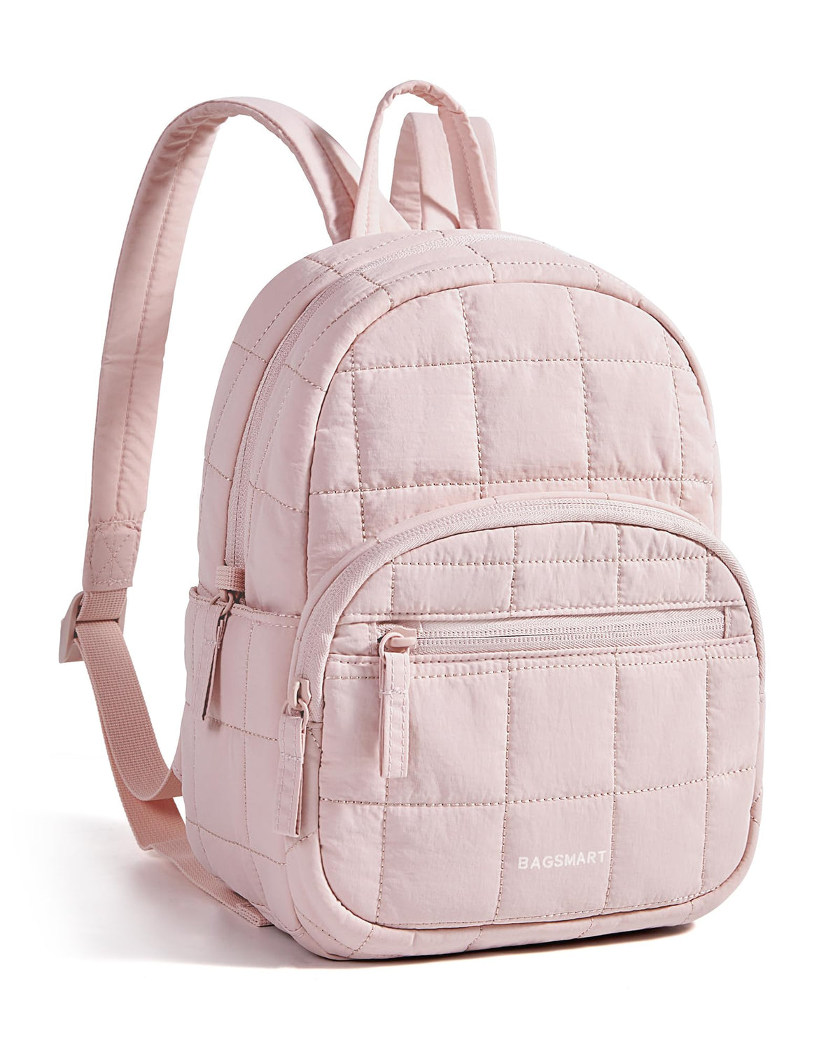 Quilted Laptop Backpack With Water-Resistant Design