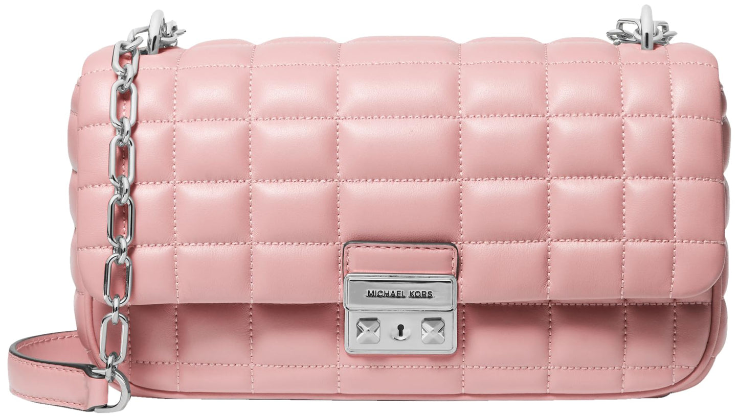 Large Chain Shoulder Bag With Convertible Strap