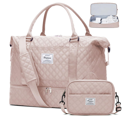 Weekender Travel Bag With Shoe Compartment