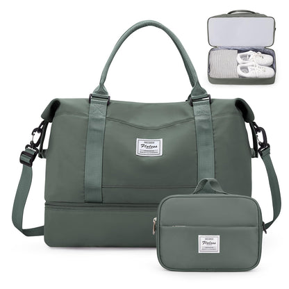 Weekender Travel Bag With Shoe Compartment