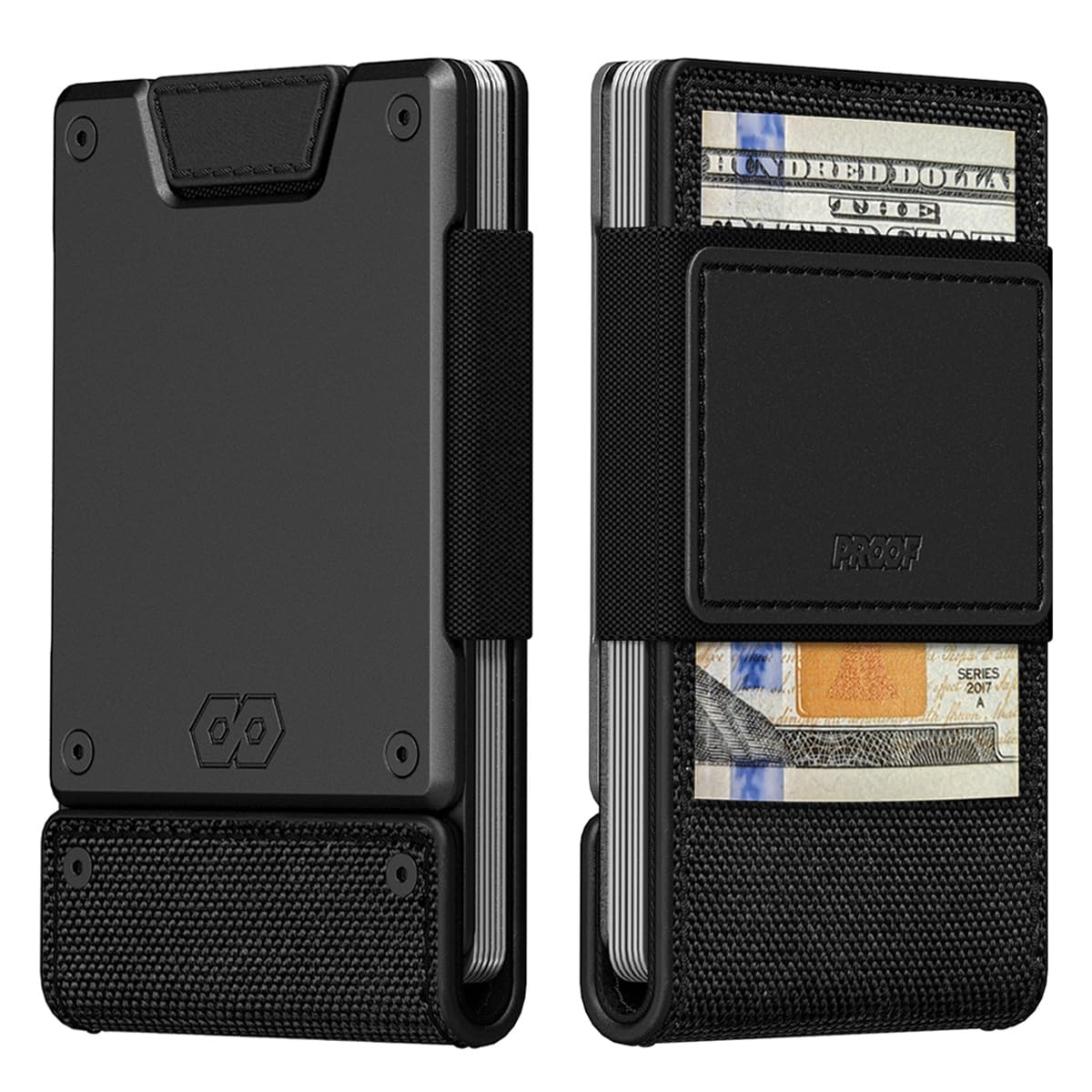 Slim RFID Leather Wallet With Card Pull Strap