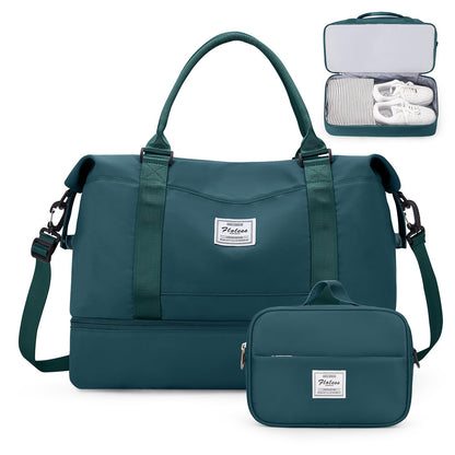 Weekender Travel Bag With Shoe Compartment