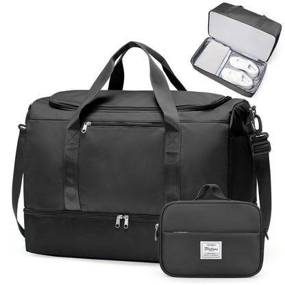 Large Weekender Travel Bag With Shoe Compartment