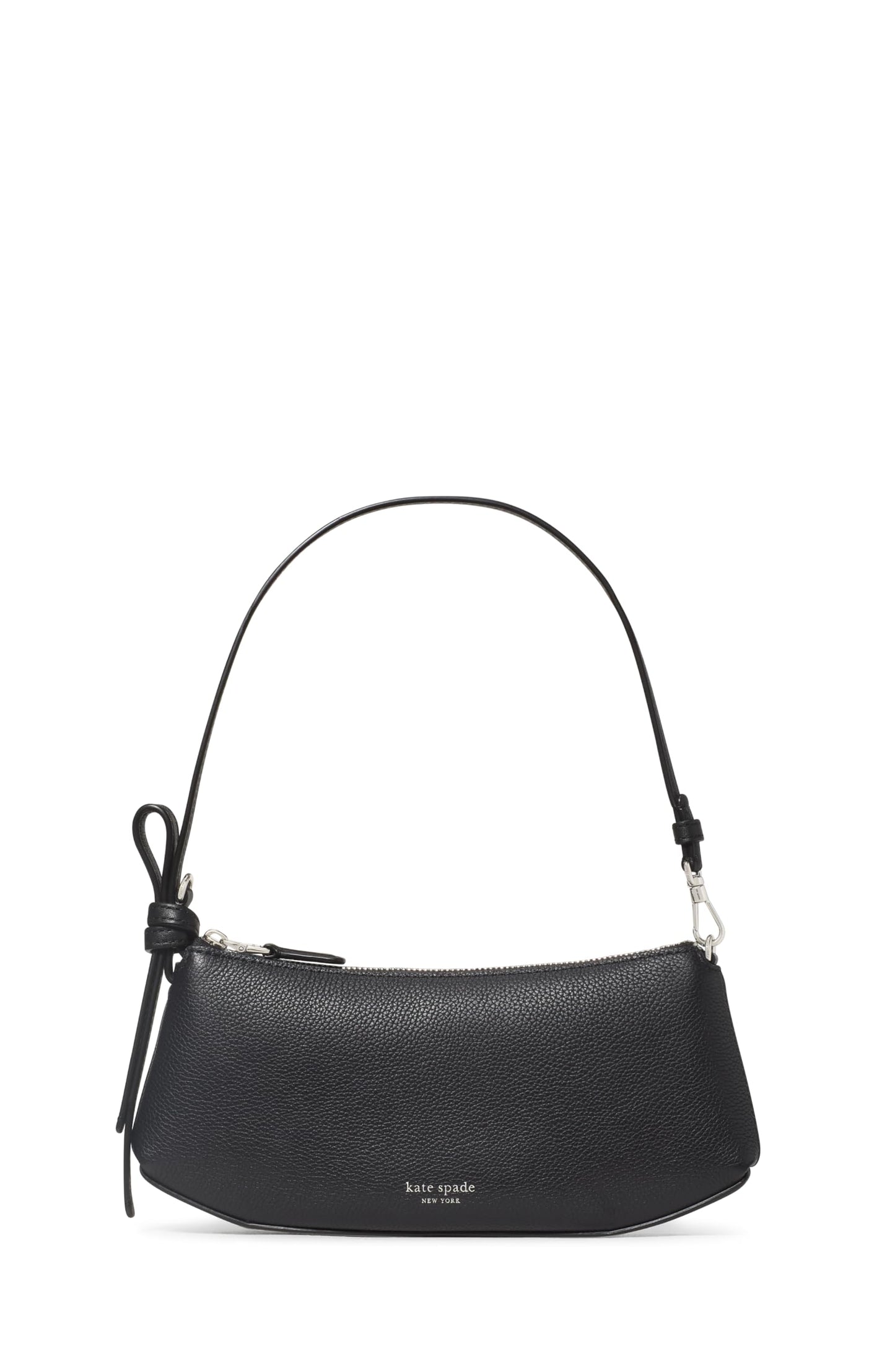 Pebbled Leather Pochette Shoulder Bag