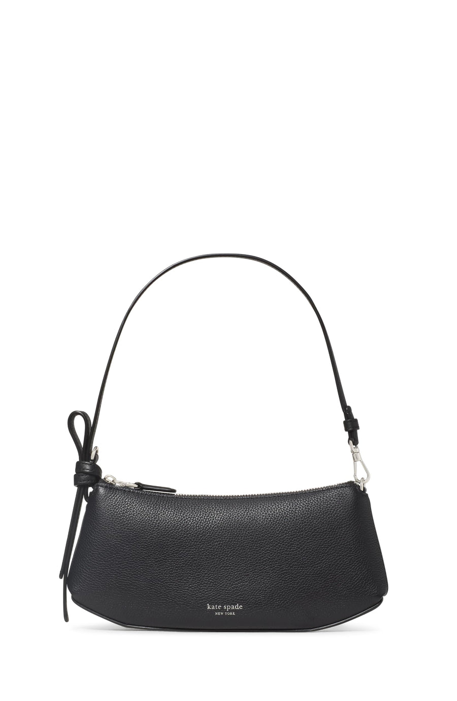 Pebbled Leather Pochette Shoulder Bag