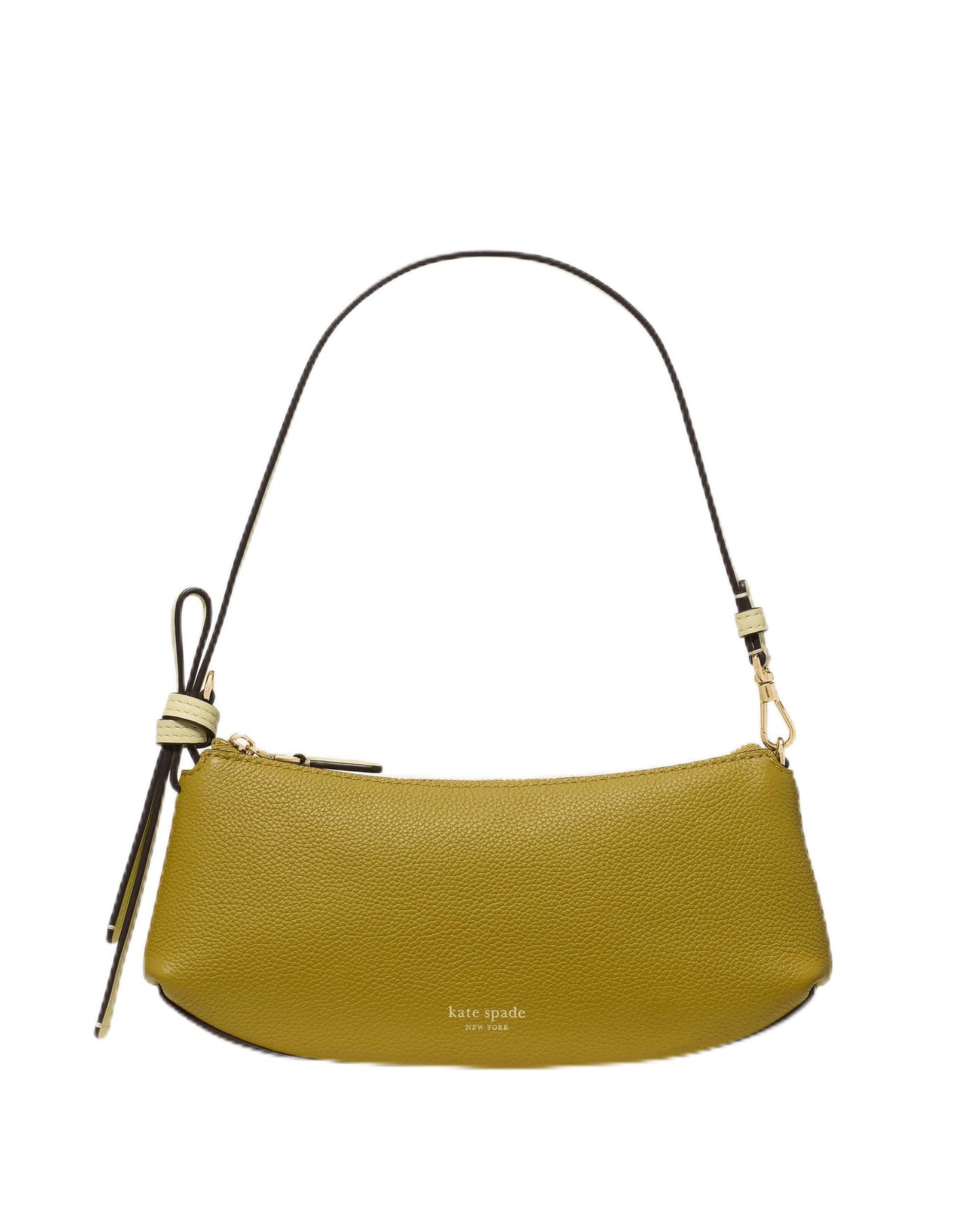 Pebbled Leather Pochette Shoulder Bag