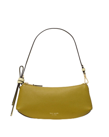 Pebbled Leather Pochette Shoulder Bag